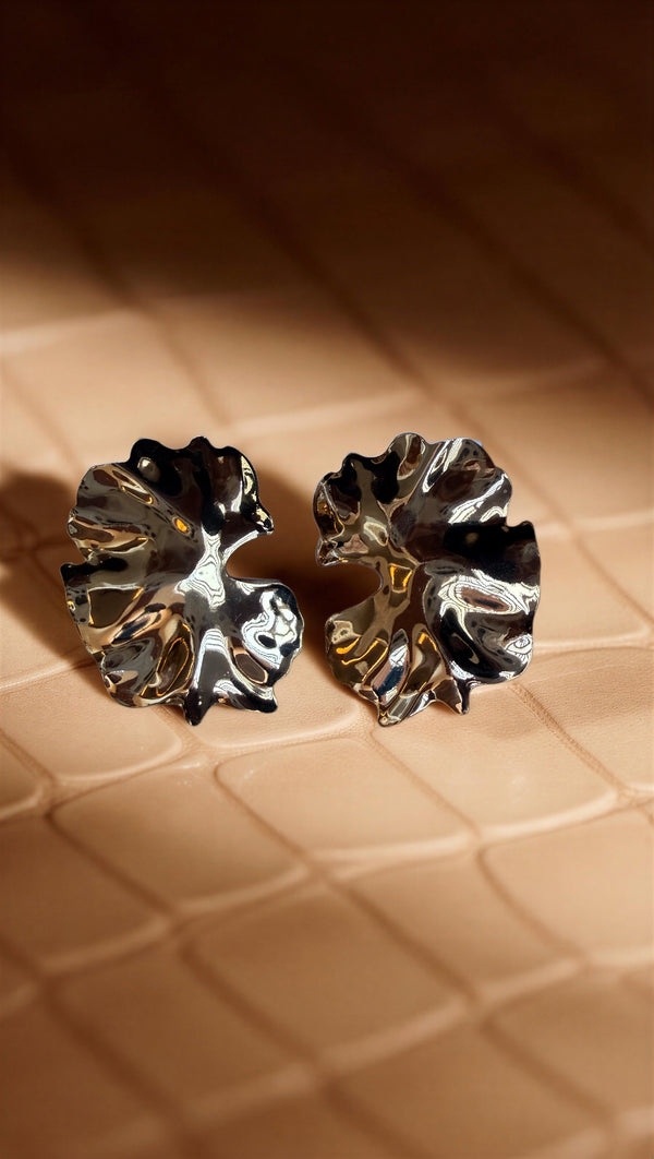 Silver earrings