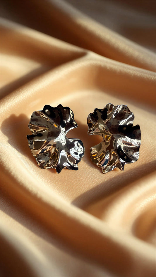 Silver earrings
