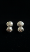 Chunky Sterling Silver Drop Earrings